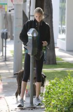 KATE UPTON Walks Her Dog Out in Los Angeles 06/02/2016