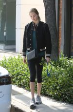 KATE UPTON Walks Her Dog Out in Los Angeles 06/02/2016