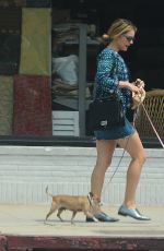 KATHARINE MCPHEE in Denim Skirt Out in West Hollywood 06/10/2016