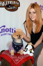 KATHERINE MCNAMARA at Ghost Rider Rides Again Event at Knotts Berry Farm in Buena Park 06/04/2016