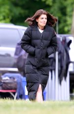 KATIE HOLMES on the Set of 