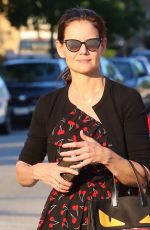 KATIE HOLMES Out and About in Calabasas 06/04/2016