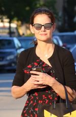 KATIE HOLMES Out and About in Calabasas 06/04/2016