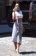 KEKE PALMER Out and About in New York 06/20/2016