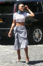 KEKE PALMER Out and About in New York 06/20/2016