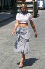KEKE PALMER Out and About in New York 06/20/2016