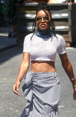 KEKE PALMER Out and About in New York 06/20/2016