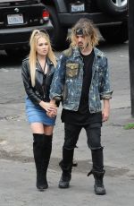 KELLI BERGLUND and Tyler Wilson Out in Los Angeles 06/11/2016