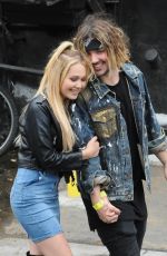 KELLI BERGLUND and Tyler Wilson Out in Los Angeles 06/11/2016