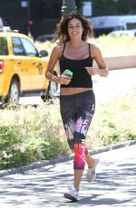 KELLY BENSIMON Out Jogging in New York 06/09/2016