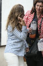 KELLY BROOK with No Make Up Arrives at ITV Studios in London 06/29/2016
