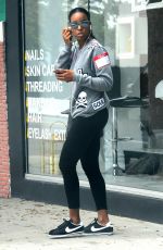 KELLY ROWLAND Leaves a Nail Salon in Beverly Hills 05/31/2016