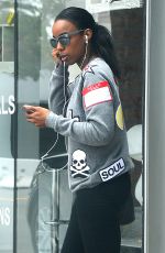 KELLY ROWLAND Leaves a Nail Salon in Beverly Hills 05/31/2016