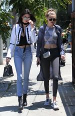 KENDALL JENNER and GIGI HADID Out in Los Angeles 06/02/2016