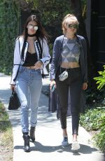 KENDALL JENNER and GIGI HADID Out in Los Angeles 06/02/2016