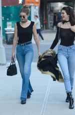 KENDALL JENNER and GIGI HADID Out in New York 06/21/2016