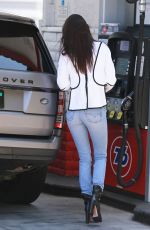 KENDALL JENNER at a Gas Station in Los Angeles 06/02/2016