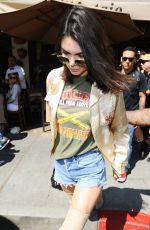 KENDALL JENNER at Il Pastaio in Beverly Hills 06/13/2016