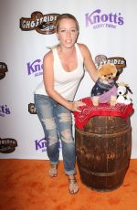 KENDRA WILKINSON at Ghost Rider Rides Again Event at Knotts Berry Farm in Buena Park 06/04/2016