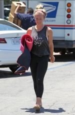 KENDRA WILKINSON Leaves a Yoga Class in Los Angeles 06/22/2016