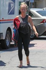 KENDRA WILKINSON Leaves a Yoga Class in Los Angeles 06/22/2016