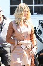 KHLOE KARDASHIAN at a Studio in Van Nuys 06/16/2016