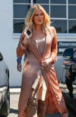 KHLOE KARDASHIAN at a Studio in Van Nuys 06/16/2016