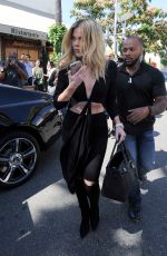 KHLOE KARDASHIAN at Il Pastaio in Beverly Hills 06/13/2016