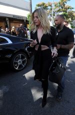 KHLOE KARDASHIAN at Il Pastaio in Beverly Hills 06/13/2016
