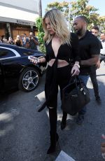 KHLOE KARDASHIAN at Il Pastaio in Beverly Hills 06/13/2016