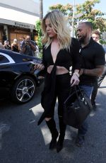 KHLOE KARDASHIAN at Il Pastaio in Beverly Hills 06/13/2016