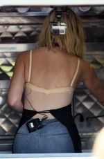 KHLOE KARDASHIAN Giving Out Ice Cream in Los Angeles 06/08/2016
