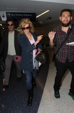 KIM BASINGER at Los Angeles International Airport 06/02/2016