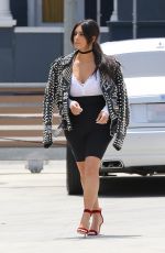 KIM KARDASHIAN Arrives at a Meeting in Santa Monica 05/31/2016