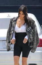 KIM KARDASHIAN Arrives at a Meeting in Santa Monica 05/31/2016
