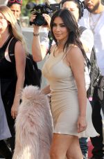 KIM KARDASHIAN Arrives at The Forum in Los Angeles 06/24/2016