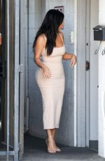 KIM KARDASHIAN Leaves a Studio in Van Nuys 06/03/2016