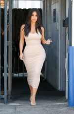 KIM KARDASHIAN Leaves a Studio in Van Nuys 06/03/2016