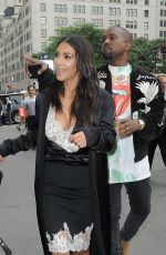 KIM KARDASHIAN Out to Dinner at Harry Cipriani in New York 06/05/2016