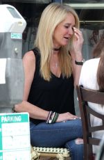 KIM RICHARDS Lunch at LA Conversation Restaurant in Los Angeles 06/14/2016