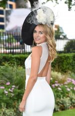 KIMBERLEY GARNER at Royal Ascot at Ascot Racecourse in Berkshire 06/16/2016