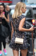 KIMBERLEY GARNER Walks Her Dog Out in London 06/23/2016