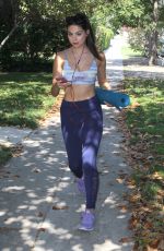 KIRA KOSARIN in Tights Working Out at a Park in North Hollywood 06/25/2016