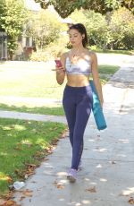 KIRA KOSARIN in Tights Working Out at a Park in North Hollywood 06/25/2016