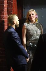 KIRSTEN DUNST Out for a Smoke Break at CFDA Fashion Awards 06/06/2016