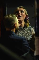 KIRSTEN DUNST Out for a Smoke Break at CFDA Fashion Awards 06/06/2016