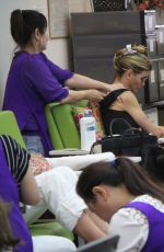 KORI LOUGHLIN ata Nail Salon in Beverly Hills 06/03/2016