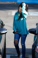 KOURTNEY KARDASHIAN in Ripped Jeans Out in Thousand Oaks 06/14/2016