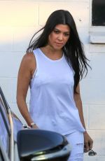 KOURTNEY KARDASHIAN Leaves Studio in Van Nuys 06/22/2016