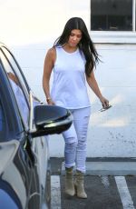 KOURTNEY KARDASHIAN Leaves Studio in Van Nuys 06/22/2016